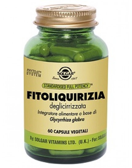 Solgar Fitoliquirizia Deglicerinizzata 60 Capsule