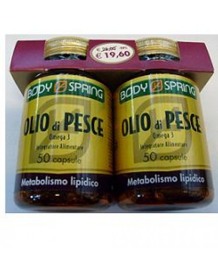 Body Spring Olio Pesce Omega 3 50 capsule x 2 confezioni