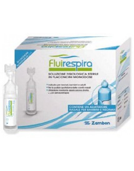 Fluirespira Soluzione Fisiologica 30 Flaconcini Fluirespira Soluzione Fisiologica 30 Flaconcini