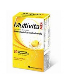 Multivitamix Senza Zucchero Gusto Limone 30 Compresse Effervescenti
