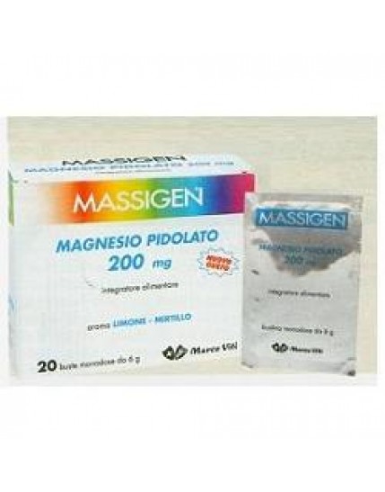 Massigen Magnesio Pidolato 20 Bustine