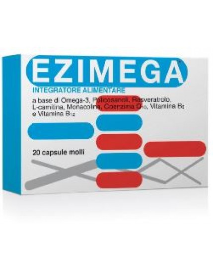 Ezimega 20 capsule Molli -Integratore a base di Omega 3