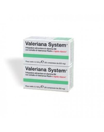 Valeriana System 30 Compresse + 30 Compresse