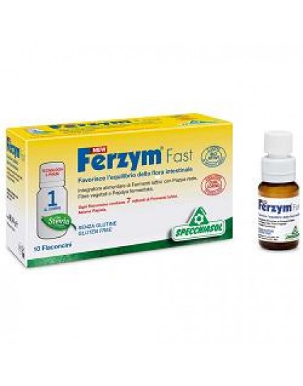 Specchiasol Ferzym Fast 10 flaconcini 8ml