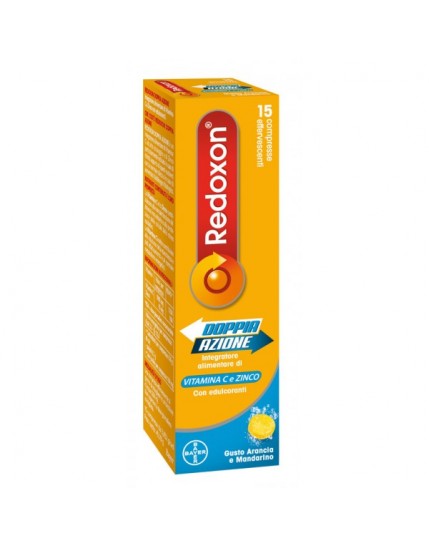 Redoxon Vitamina C 1g Doppia Azione 15 Compresse Effervescenti