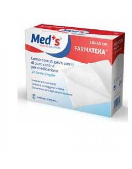 Meds Farmatexa Garza Compressa 12/8 18x40cm 12 Pezzi