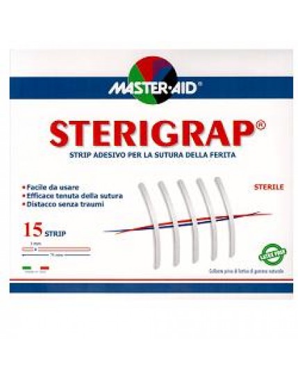 M-aid Sterigrap Cerotto 7,5x0,3 15 pezzi