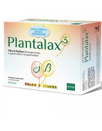 Plantalax 3 Pesca Limone 20 Bustine