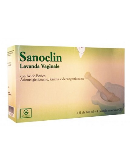 Sanoclin Lavanda Vaginale 4 Flaconi 140ml