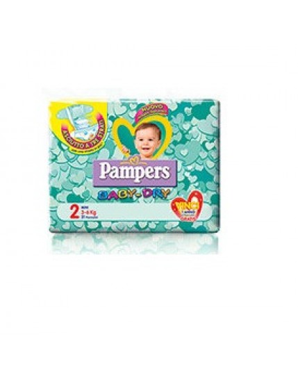 Pampers Baby Dry Taglia 2 (3-6kg) 24 pezzi