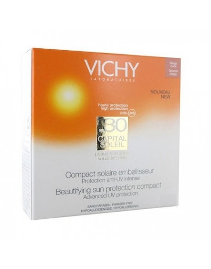 Vichy - Ideal soleil compatto solare effetto bellezza spf 30 9g