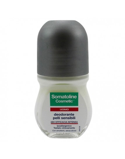 Somatoline Uomo - Deorante per Pelli Sensibili (Roll)