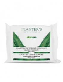 Planters Salviette Struccanti e Detergenti all'Aloe 20 pezzi