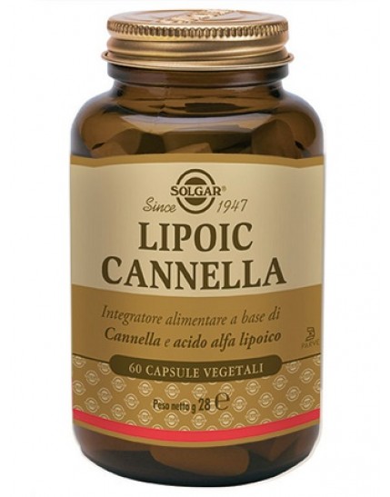 Solgar Lipoic Cannella 60 capsule Vegetali
