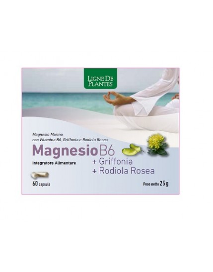 Ligne De Plantes MagnesioB6 + Griffonia + Rodiola Rosea 60 capsule