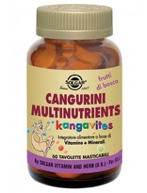 Solgar Cangurini Multinutrients Frutti Tropicali 60 Compresse