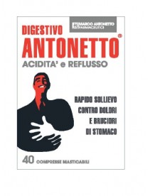 Digestivo Antonetto Acidità e Reflusso 40 Compresse
