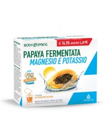 Body Spring Papaya Fermentata Magnesio Potassio 14 Bustine