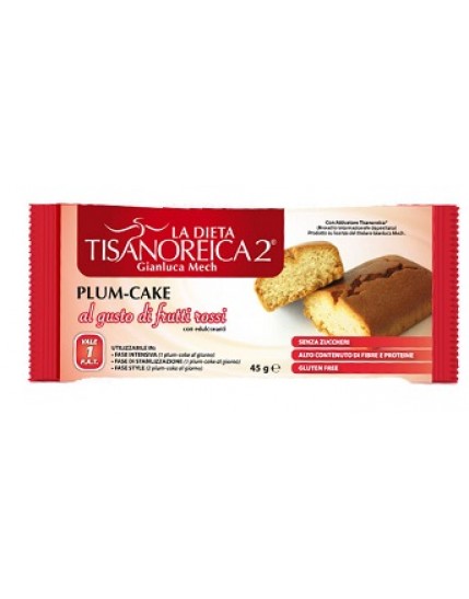 Tisanoreica 2 - Plum-cake gusto Frutti Rossi 