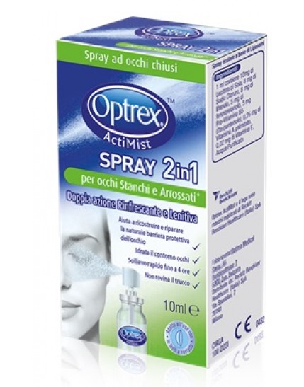 Optrex Actimist Spray 2in1 occhi Stanchi Arrossati 10ml