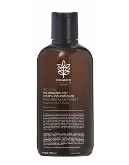 Organics Pharm - Crema nutriente per capelli monto secchi e sfibrati agli estratti della seta