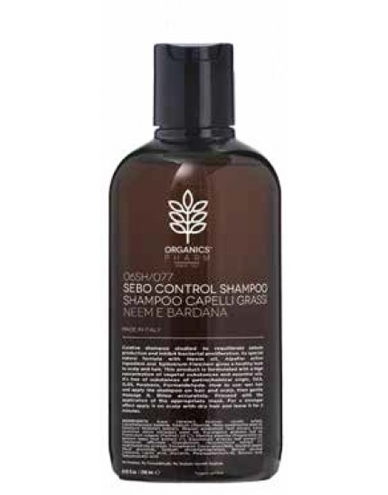 Organics Pharm - Sebo control shampoo Neem oil and Alpaflor -  Shampoo sebo-normalizzante all'olio di Neem e alpaflor