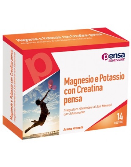 Pensa Magnesio E Potassio Con Creatina 14 bustine