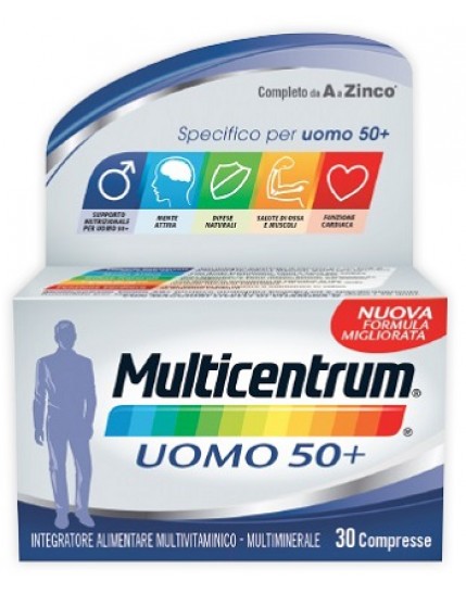 Multicentrum Uomo 50+ 30 Compresse