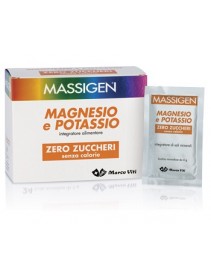 Massigen Magnesio Potassio Senza Zuccheri 24 bustine +6 bustine omaggio