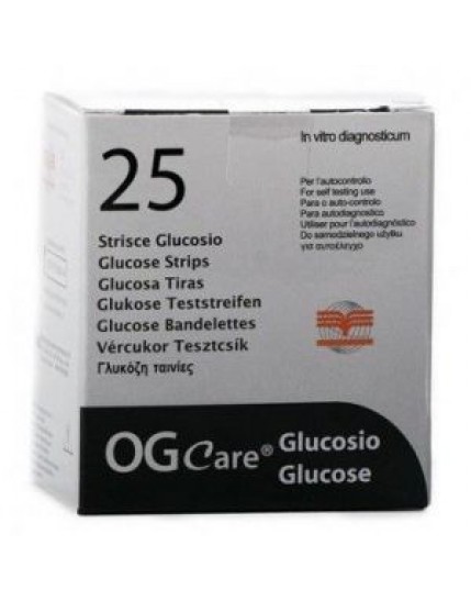 Ogcare Glicemia 25 strisce Glicemia