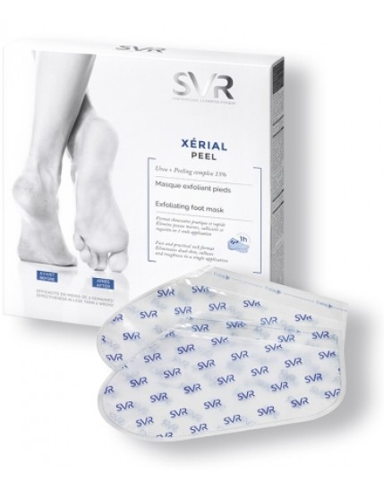 Laboratoires Svr Xerial Peel Maschera esfoliante per piedi 2 Pezzi