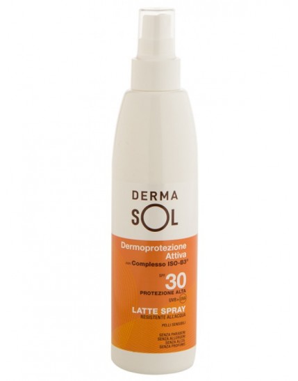 Dermasol Dermoprotezione Attiva Latte Spray Protezione Alta SPF30 200ml