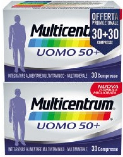 Multicentrum Uomo50+ 30+30 Compresse