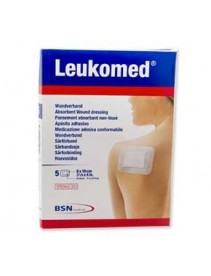 Leukomed Medicazioni Autoadesive Sterili Post Operatorie 7,2x5cm 5 Pezzi