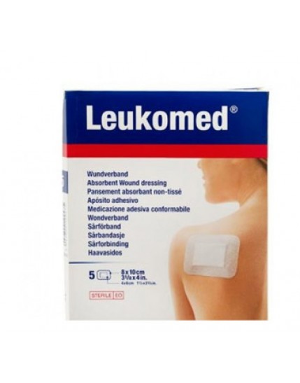 Leukomed Medicazione Autoadesiva Garza In Tessuto Non Tessuto 8x10cm
