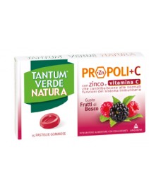 Tantum Verde Natura Propoli +Vitamina C +Zinco 15 Pastiglie