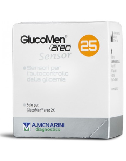 Glucomen Areo Sensor Strisce per analisi Glucosio 25 Pezzi