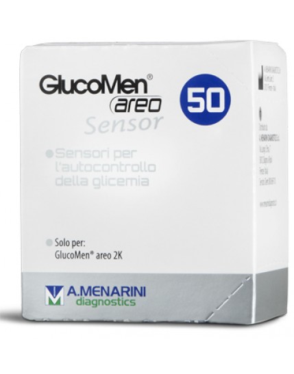 Glucomen Areo Sensor Strisce Controllo Glicemia 50 Pezzi