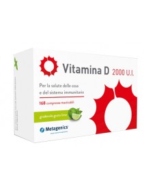 Metagenics Vitamina D 2000 U.I. gusto Lime 168 compresse