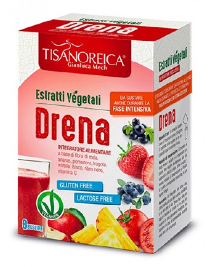 Tisanoreica Estratto Vegetale Drena 8 Bustine 5g