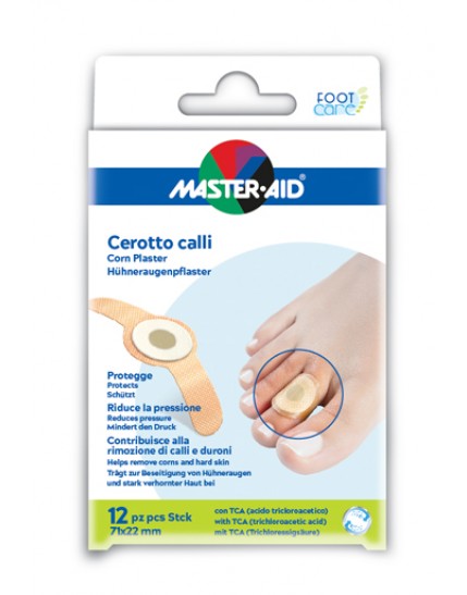 Master-Aid Foot Care Cerotto Callifugo 71x22mm 12 Pezzi