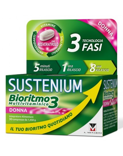 Sustenium Bioritmo3 Multivitaminico Donna 30 Compresse