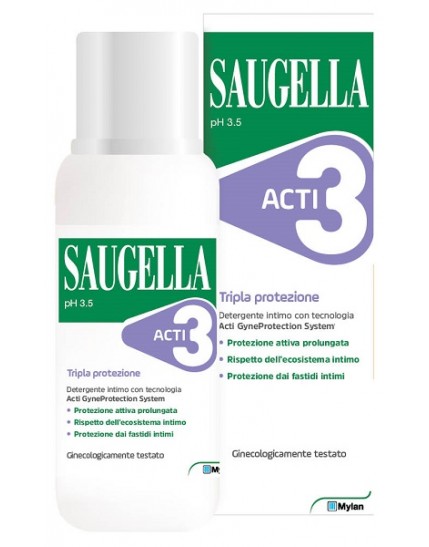 Saugella Acti3 Detergente Intimo 250ml