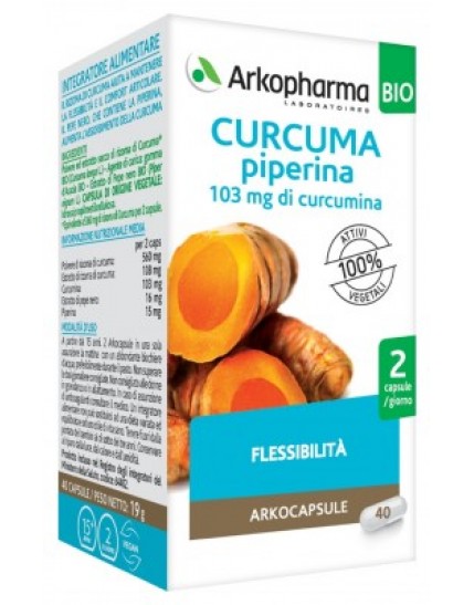Arkocapsule Curcuma + Piperina Bio 130 Capsule