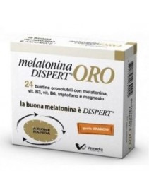 Melatonina dispert oro 24 bustine - integratore alimentare vemedia pharma