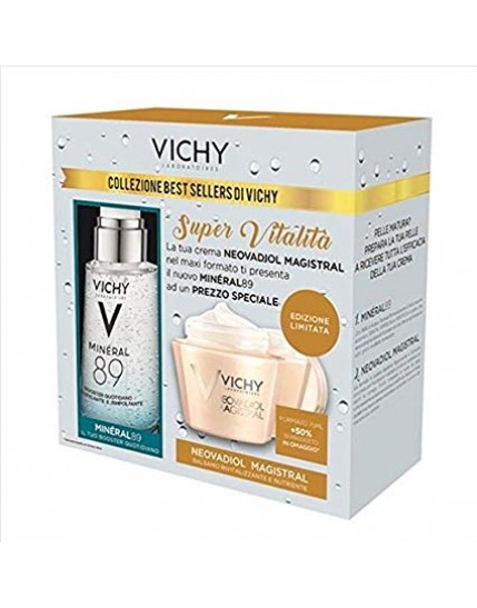 Vichy Mineral 89 kit + Neovadiol magistral balsamo viso giorno