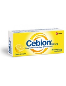 Cebion 500mg Vitamina C 20 Compresse Masticabili Gusto Limone