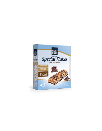 Nutrifree Barrette Special Flakes cioccolato