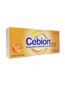 Cebion 500mg Vitamina C 20 Compresse Masticabili Gusto Arancia