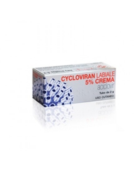 Cycloviran Labiale Crema 2g 5%
